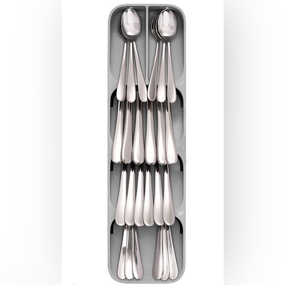 Joseph Joseph Drawer Store - Compact Cutlery Drawer Organizer, Grey - Picture 2 of 14